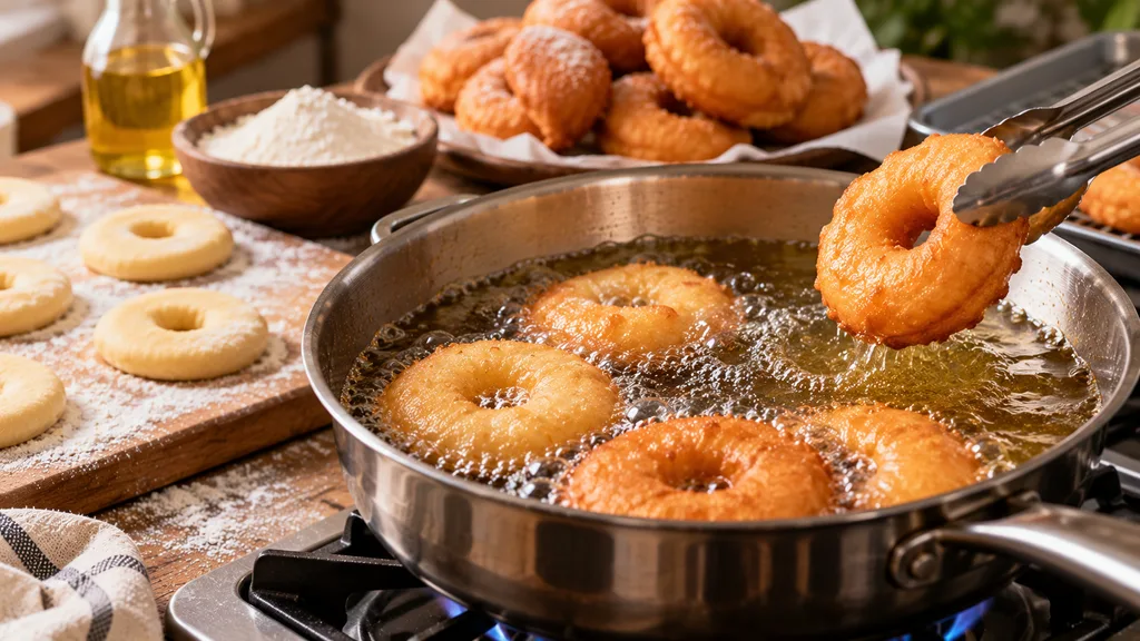 freír masas dulces sin que absorban aceite