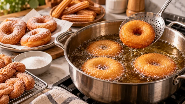 Cómo freír masas dulces sin que absorban aceite