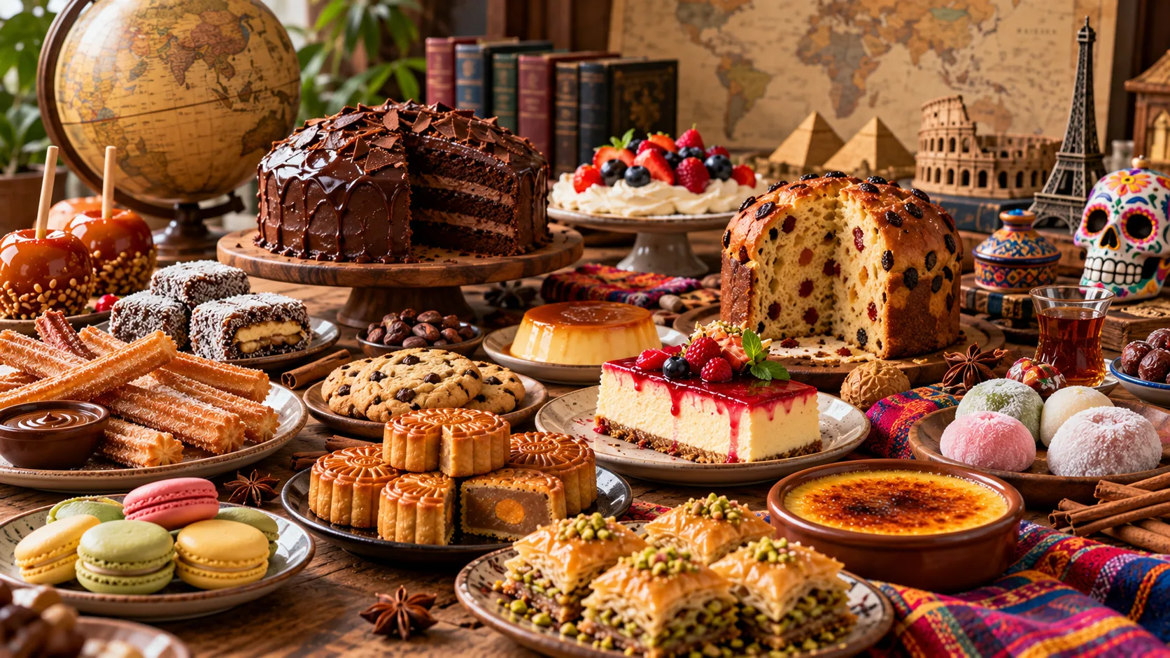 Historia y cultura de los postres del mundo