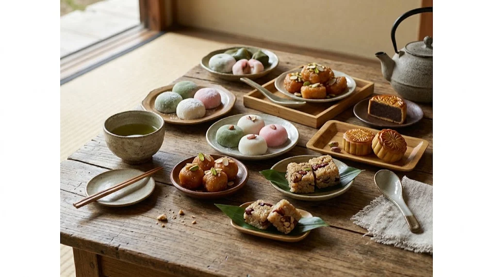 Postres de Asia: dulces tradicionales de Oriente en un espacio real